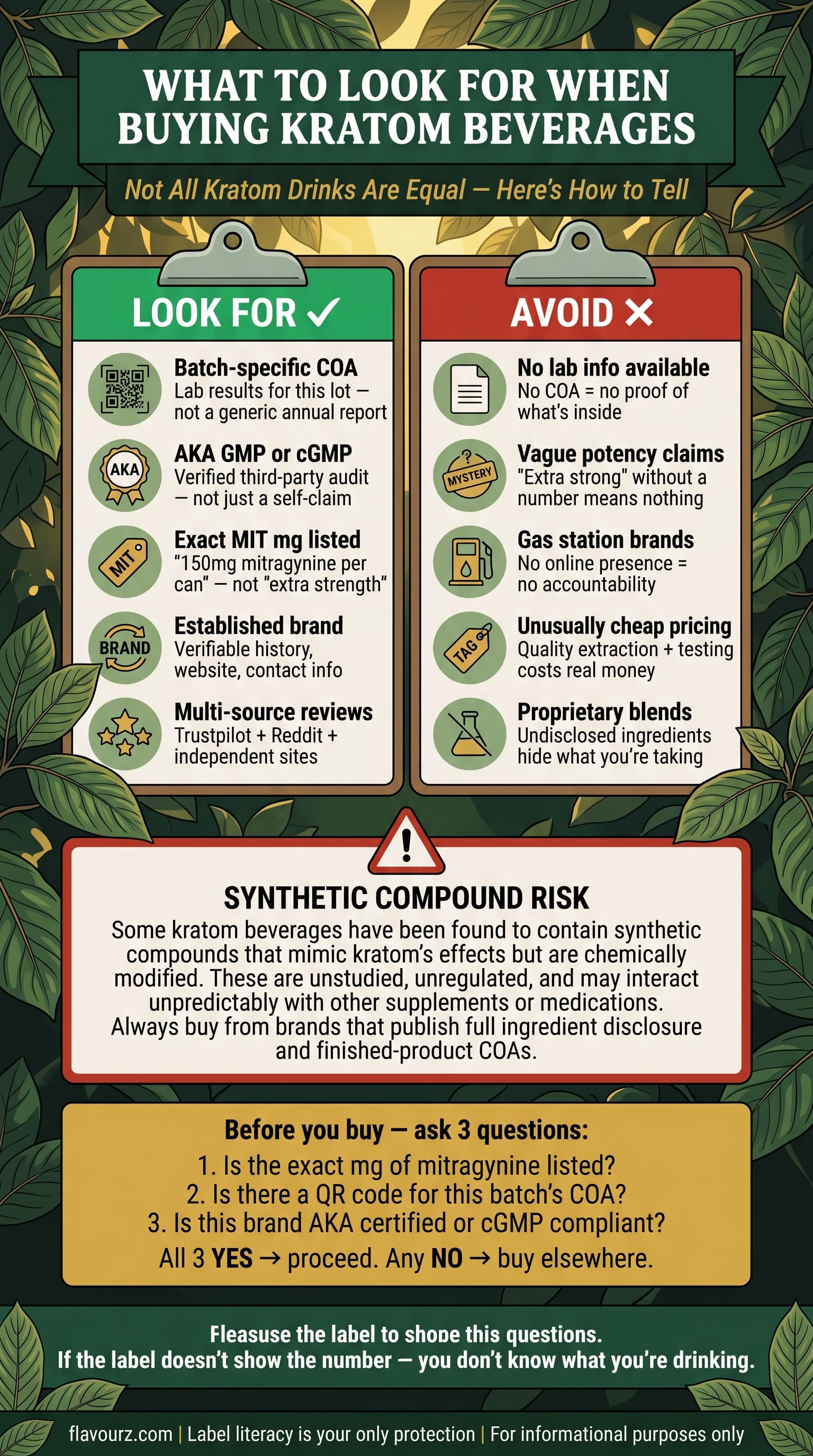infographic for What to Look for When Buying